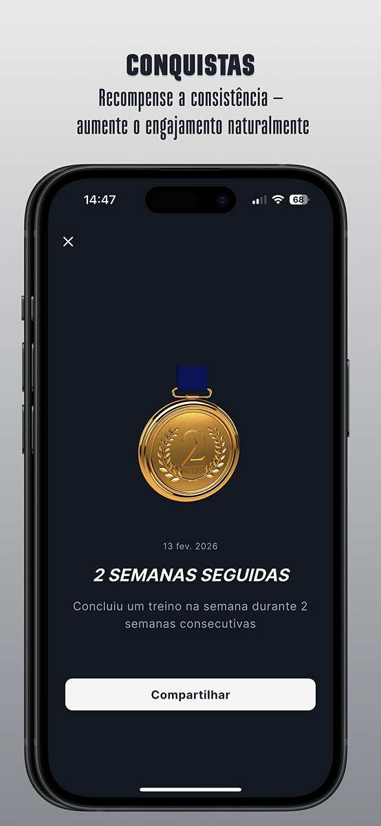 Interface do Endor Fitness para personal trainers - Tela 13